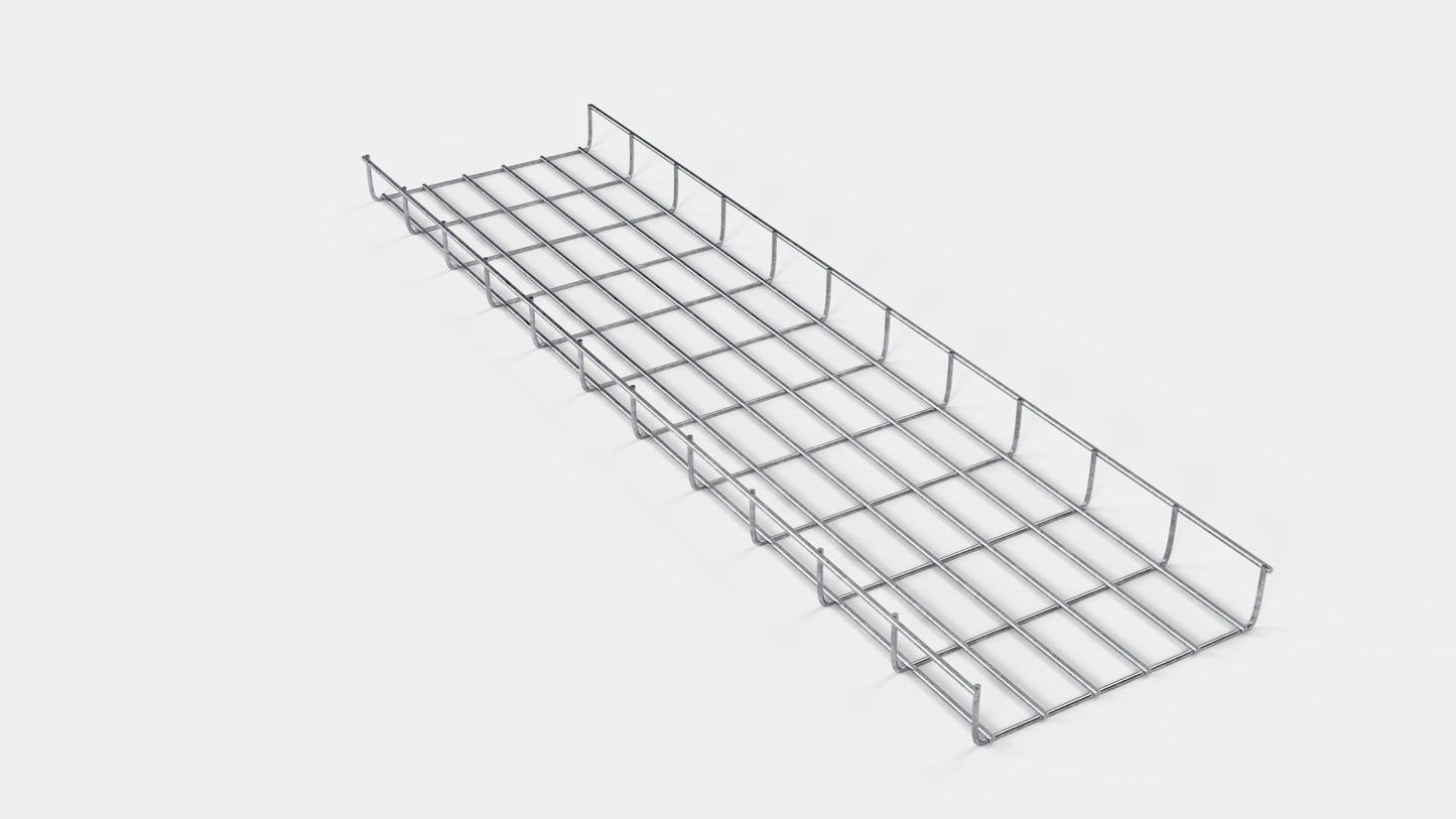 Cable duct height 110 cm, depth 5 cm, mesh size 5 x 10 cm