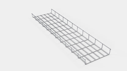 Cable duct height 110 cm, depth 5 cm, mesh size 5 x 10 cm