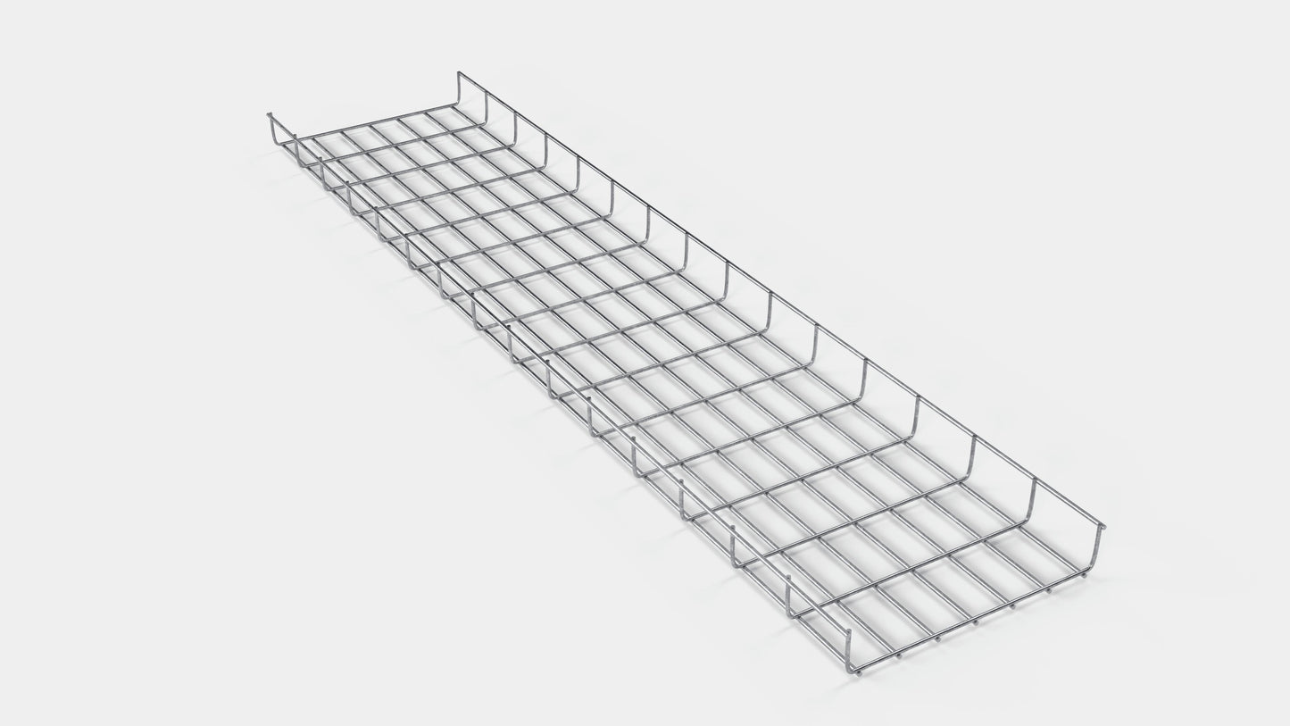 Lunghezza canalina 29 cm, profondità 5 cm, dimensione maglia 5 x 10 cm