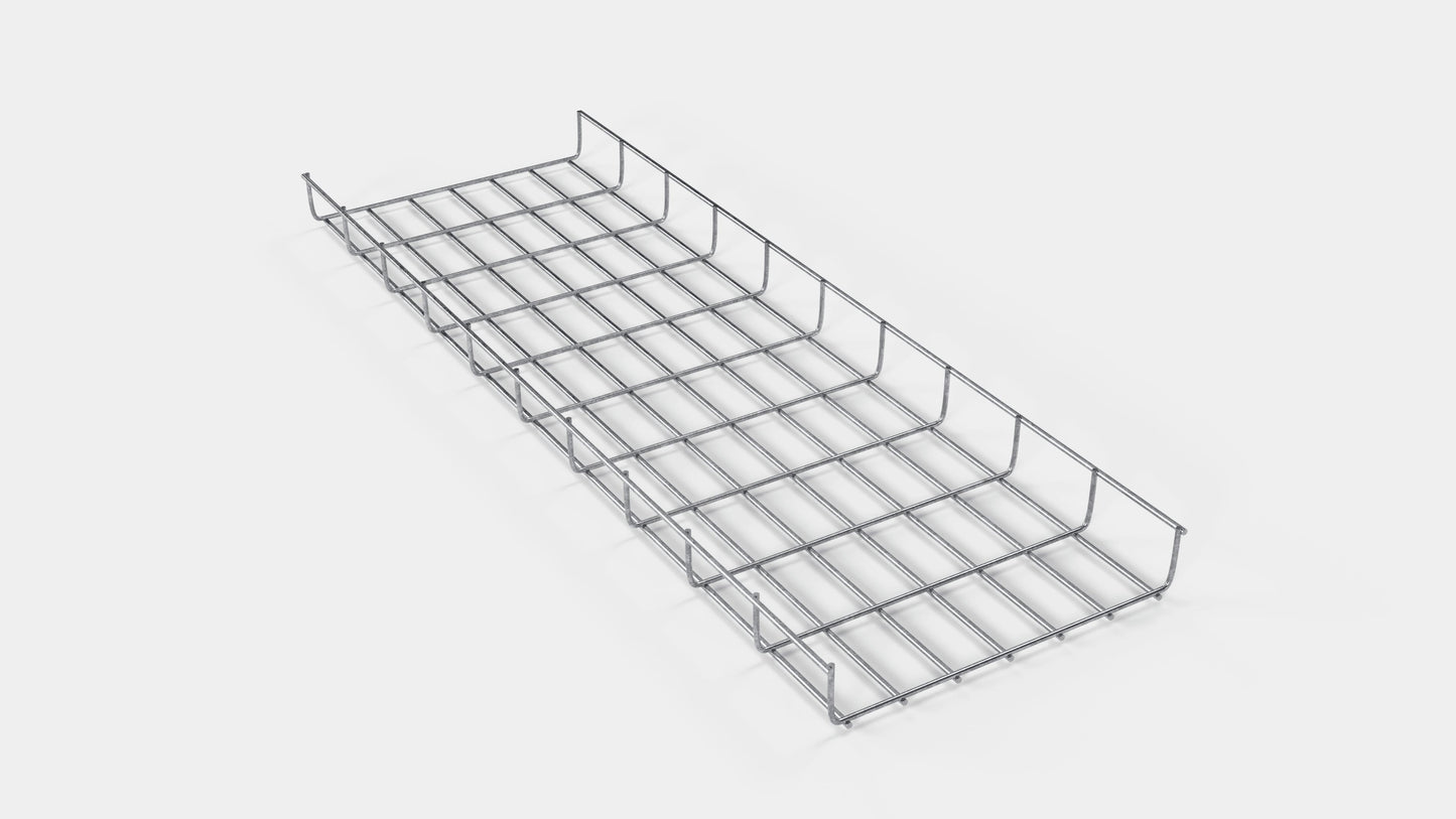 Lunghezza canalina 29 cm, profondità 5 cm, dimensione maglia 5 x 10 cm