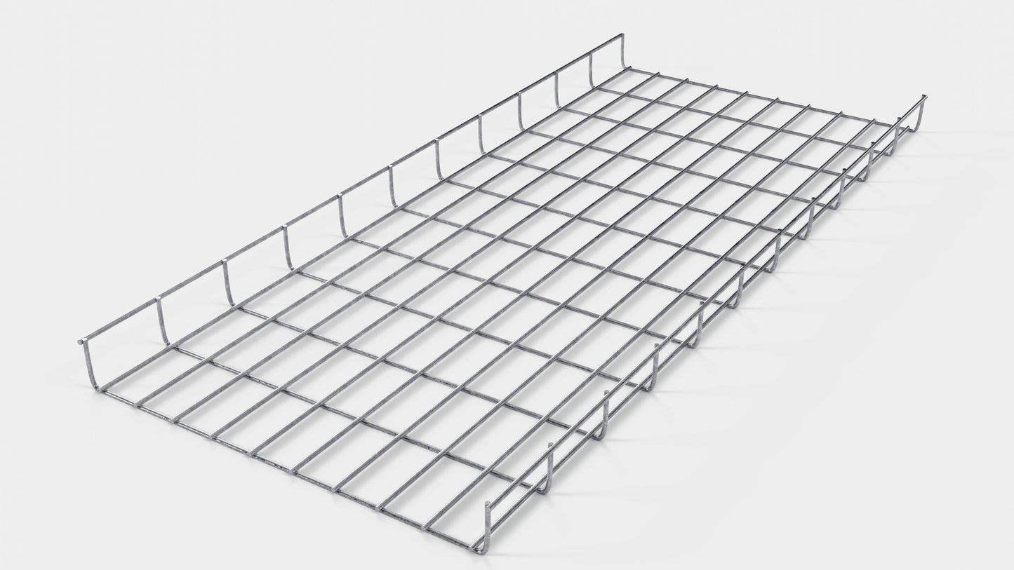 Cable duct height 110 cm, depth 5 cm, mesh size 5 x 10 cm