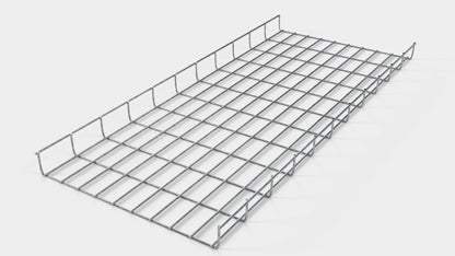 Cable duct height 110 cm, depth 5 cm, mesh size 5 x 10 cm