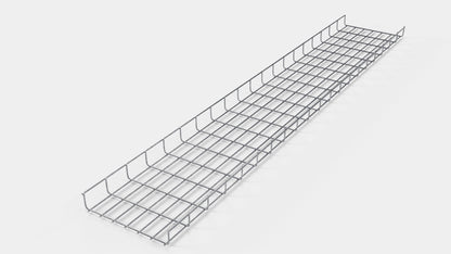 Lunghezza canalina 29 cm, profondità 5 cm, dimensione maglia 5 x 10 cm