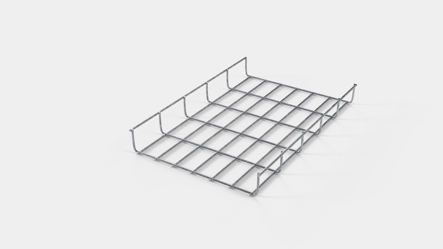 Lunghezza canalina 29 cm, profondità 5 cm, dimensione maglia 5 x 10 cm