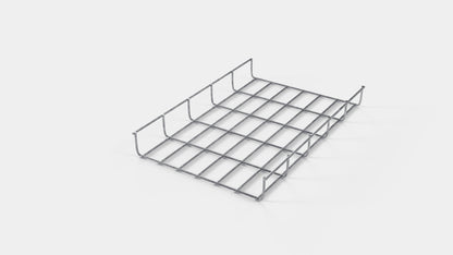Lunghezza canalina 29 cm, profondità 5 cm, dimensione maglia 5 x 10 cm