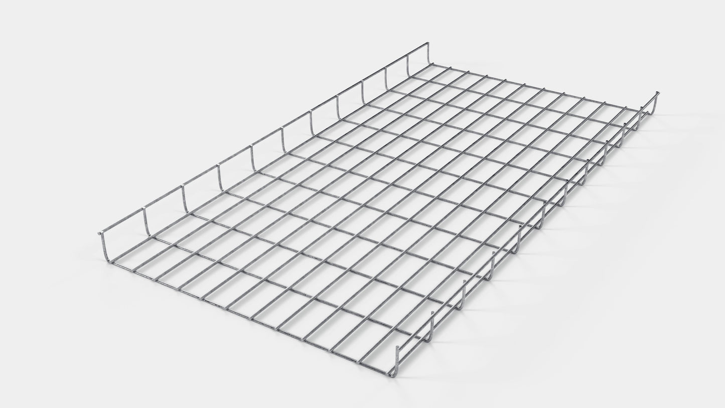 Cable duct height 110 cm, depth 5 cm, mesh size 5 x 10 cm