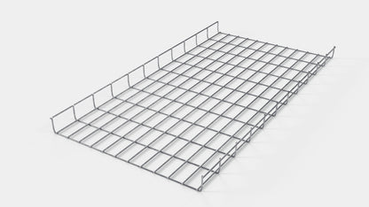 Cable duct height 110 cm, depth 5 cm, mesh size 5 x 10 cm