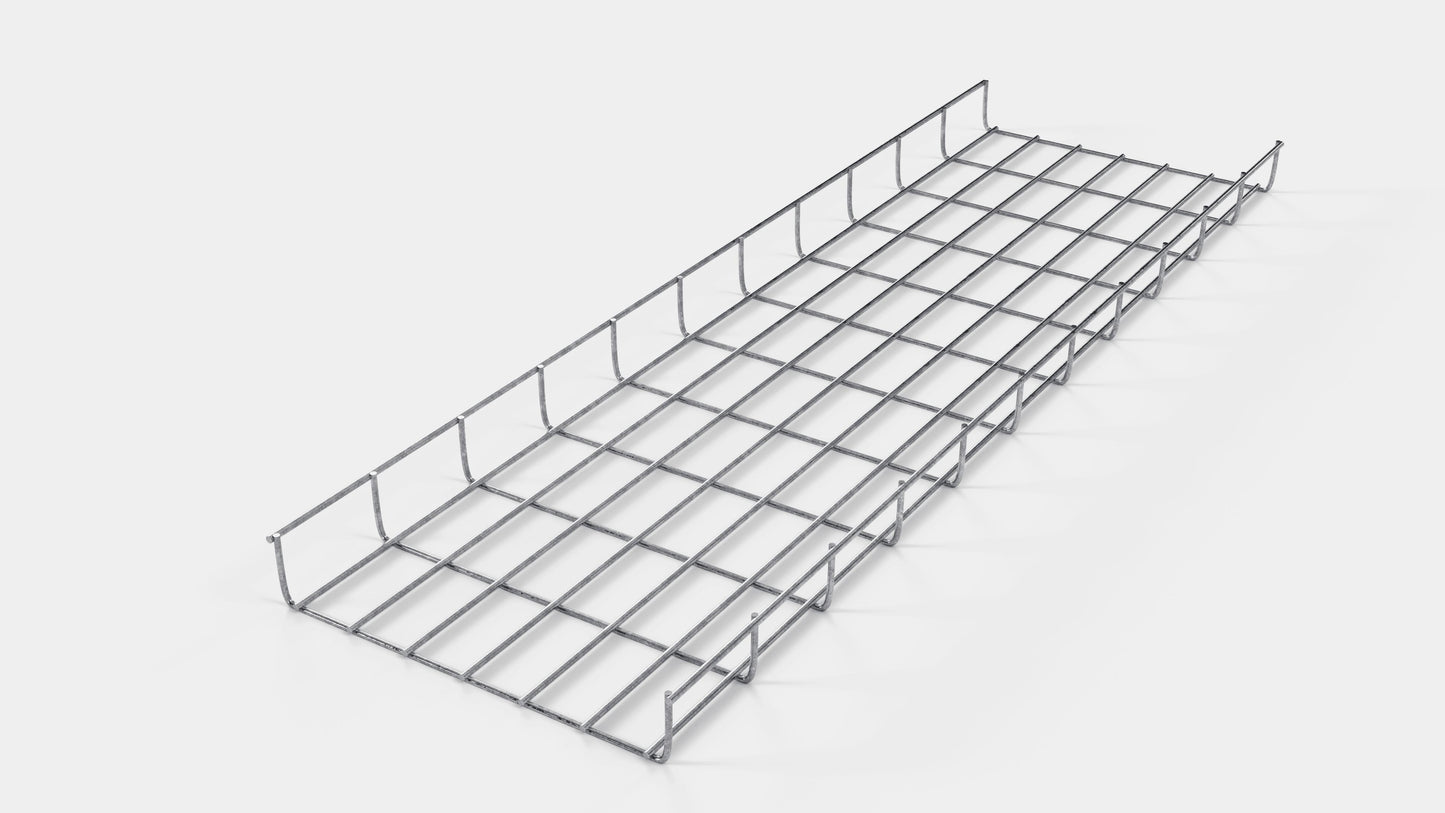 Cable duct height 110 cm, depth 5 cm, mesh size 5 x 10 cm