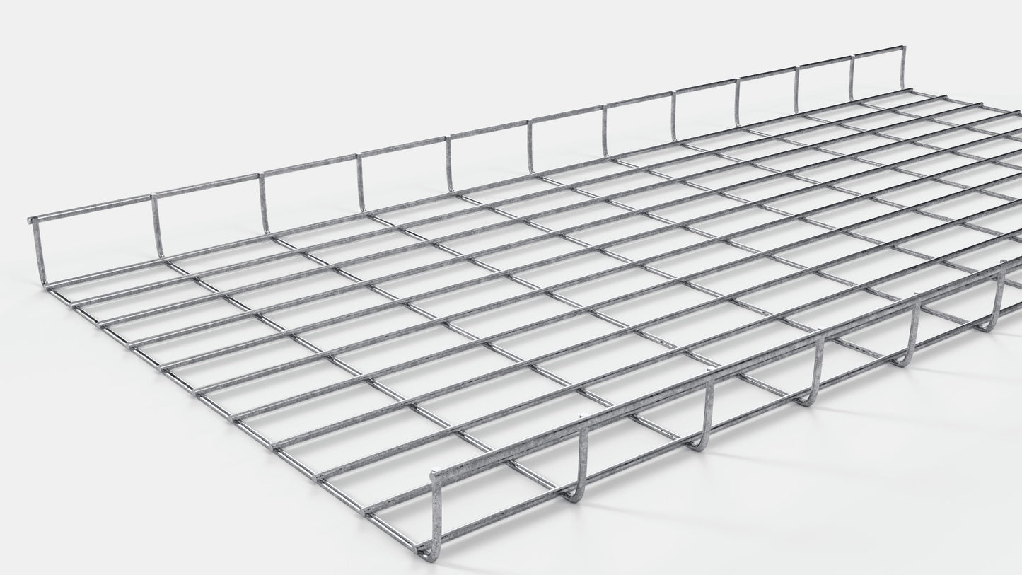 Cable duct height 110 cm, depth 5 cm, mesh size 5 x 10 cm
