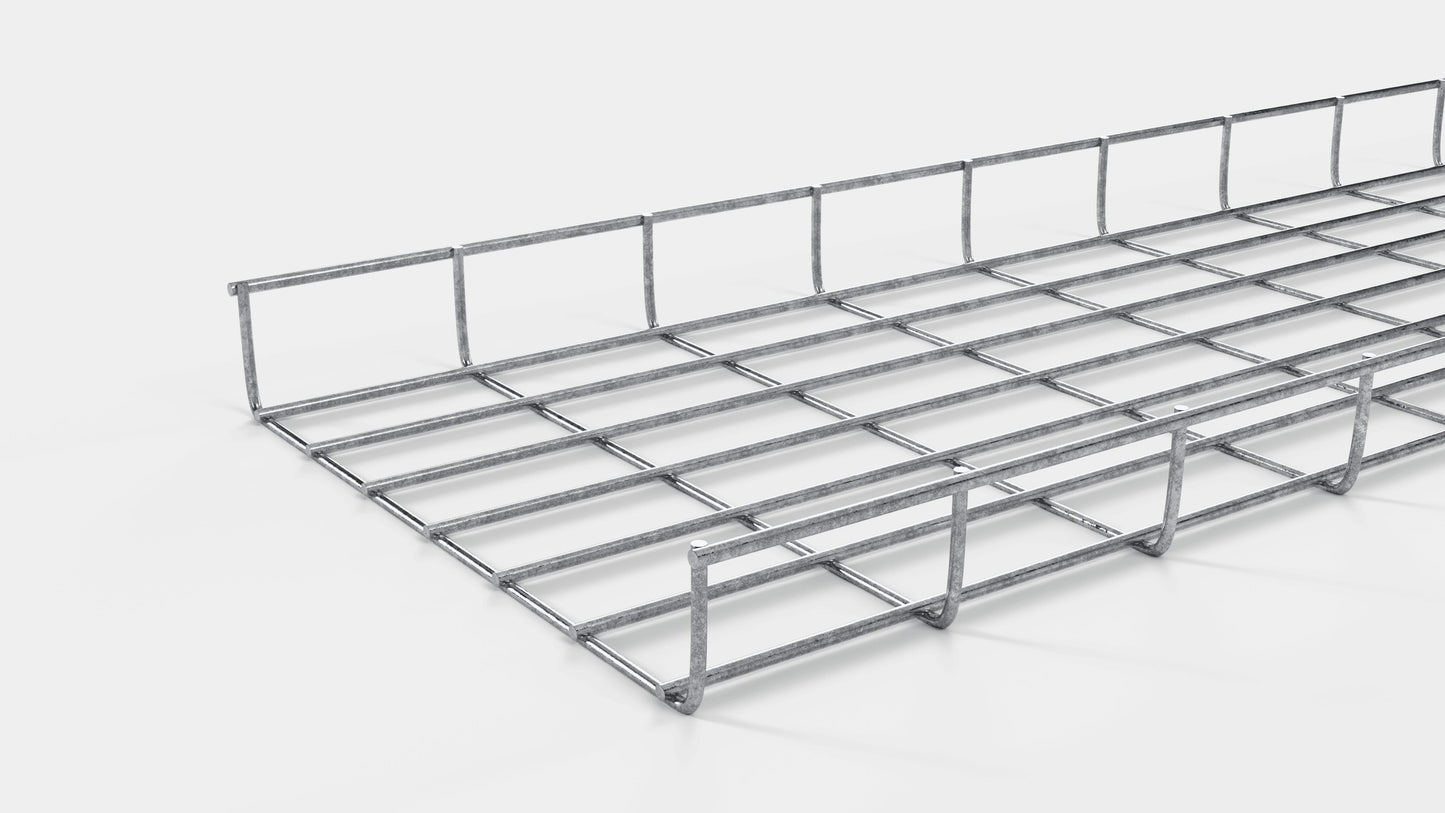 Cable duct height 110 cm, depth 5 cm, mesh size 5 x 10 cm