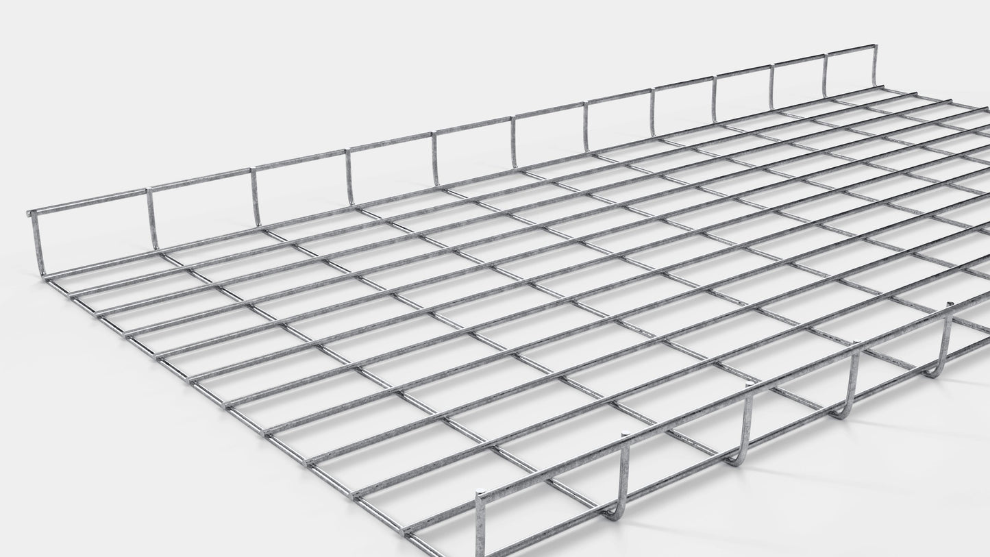 Cable duct height 110 cm, depth 5 cm, mesh size 5 x 10 cm