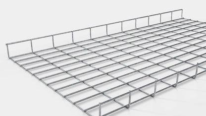 Cable duct height 110 cm, depth 5 cm, mesh size 5 x 10 cm