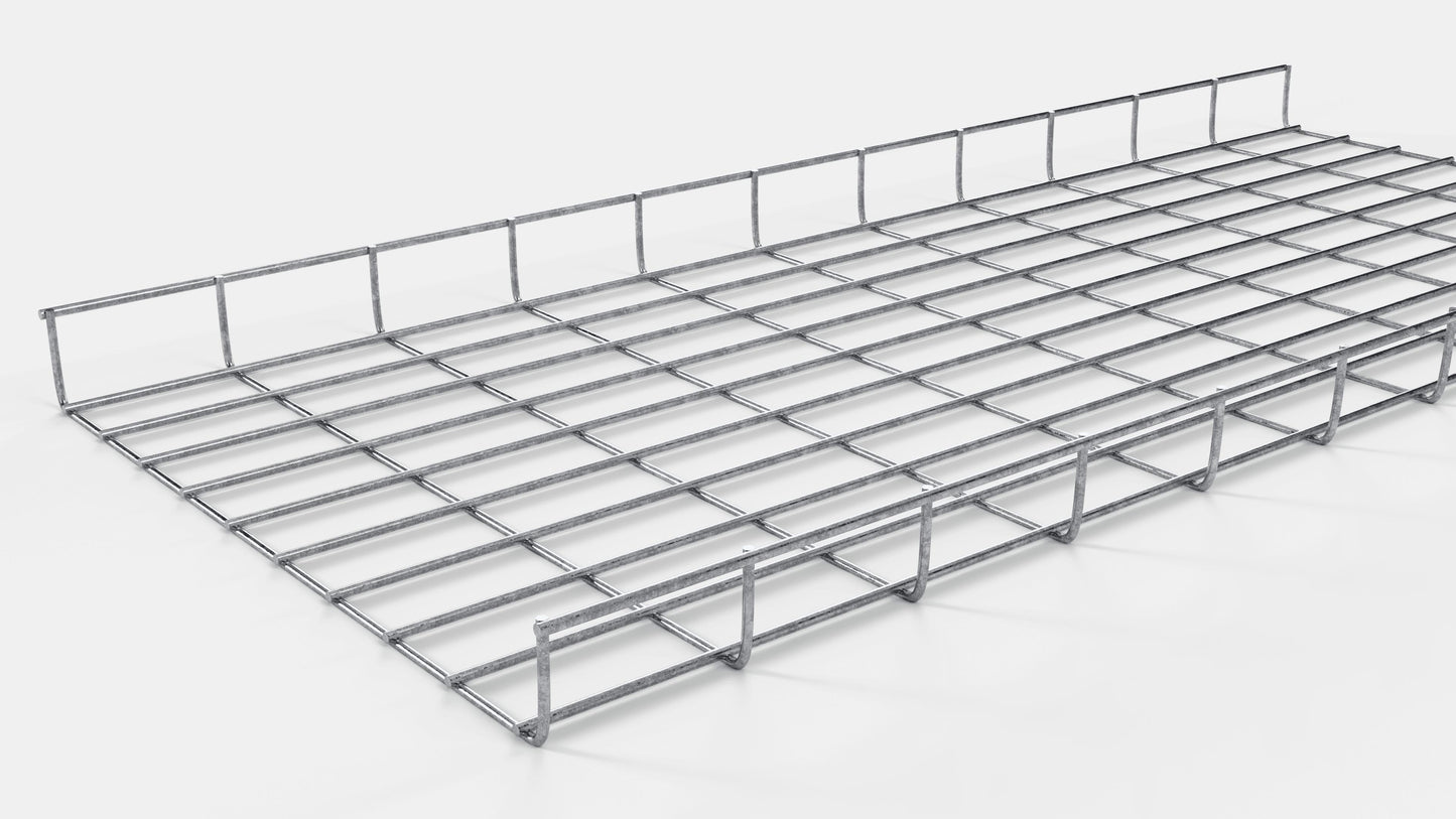 Cable duct height 110 cm, depth 5 cm, mesh size 5 x 10 cm
