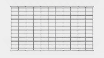 Cable duct height 110 cm, depth 5 cm, mesh size 5 x 10 cm