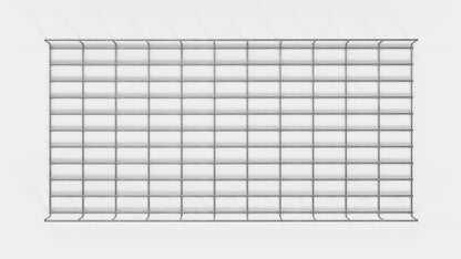 Cable duct height 110 cm, depth 5 cm, mesh size 5 x 10 cm