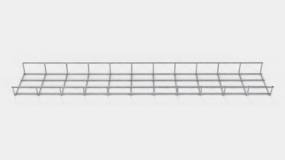 Cable duct height 110 cm, depth 5 cm, mesh size 5 x 10 cm