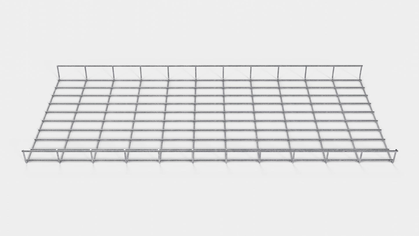 Cable duct height 110 cm, depth 5 cm, mesh size 5 x 10 cm