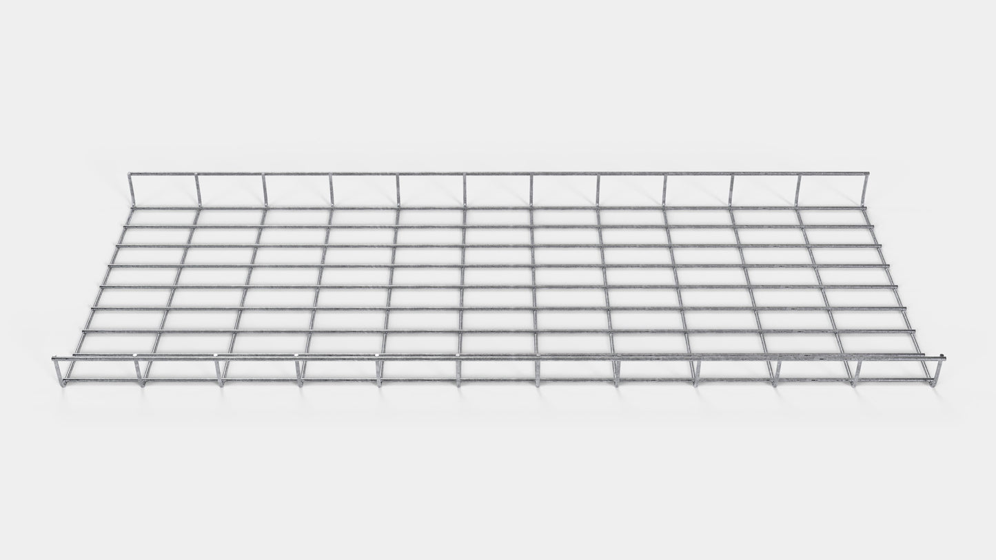 Cable duct height 110 cm, depth 5 cm, mesh size 5 x 10 cm
