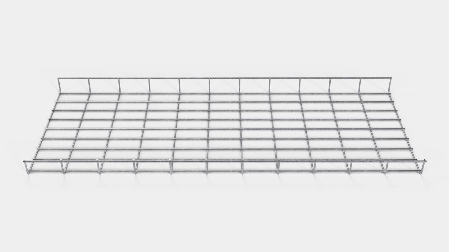 Enrejado Altura 110 cm, profundidad 5 cm, luz de malla 5 x 10 cm