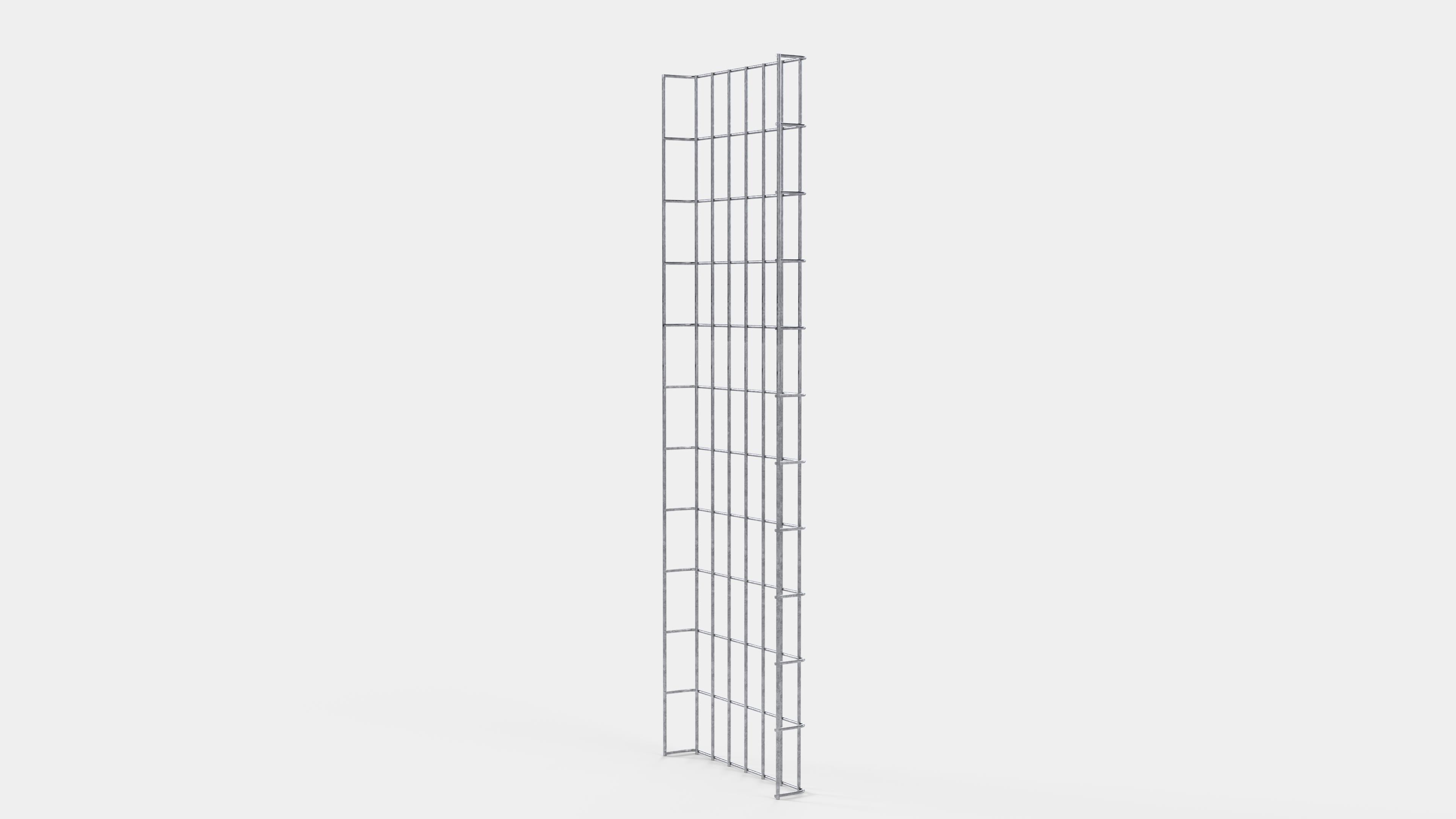 Trellis Height 110 cm, depth 5 cm, mesh size 5 x 10 cm