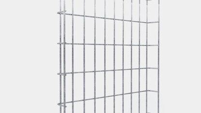 Cable duct height 110 cm, depth 5 cm, mesh size 5 x 10 cm