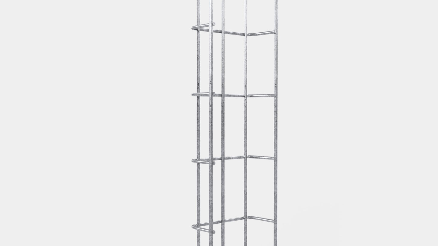 Enrejado Altura 110 cm, profundidad 5 cm, luz de malla 5 x 10 cm