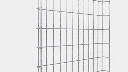 Cable duct height 110 cm, depth 5 cm, mesh size 5 x 10 cm