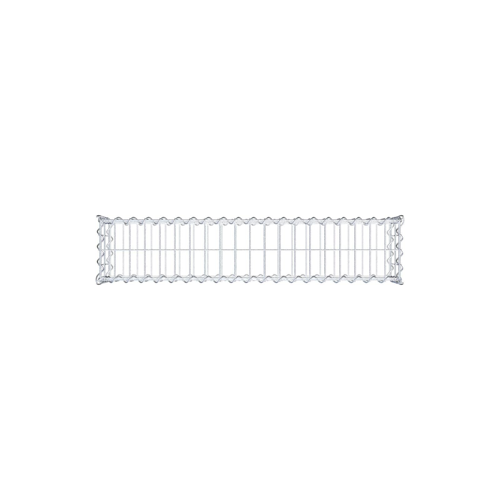 Gabion 100 cm x 20 cm x 20 cm (L x H x D), mesh size 5 cm x 10 cm, spiral