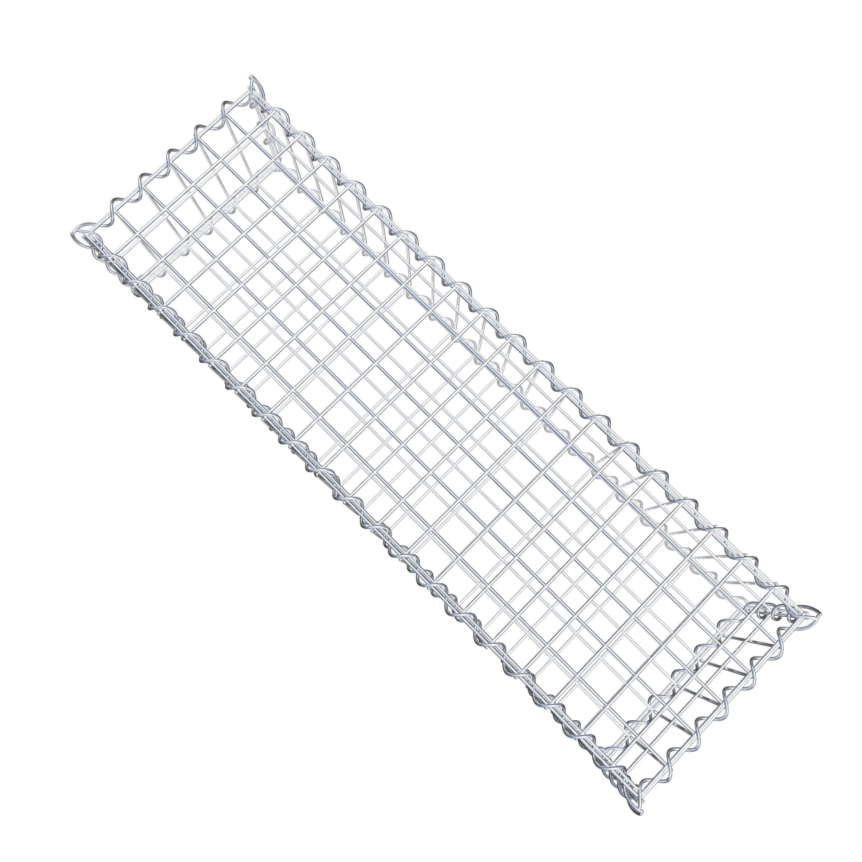 Gabion 100 cm x 20 cm x 30 cm (L x H x D), mesh size 5 cm x 10 cm, spiral