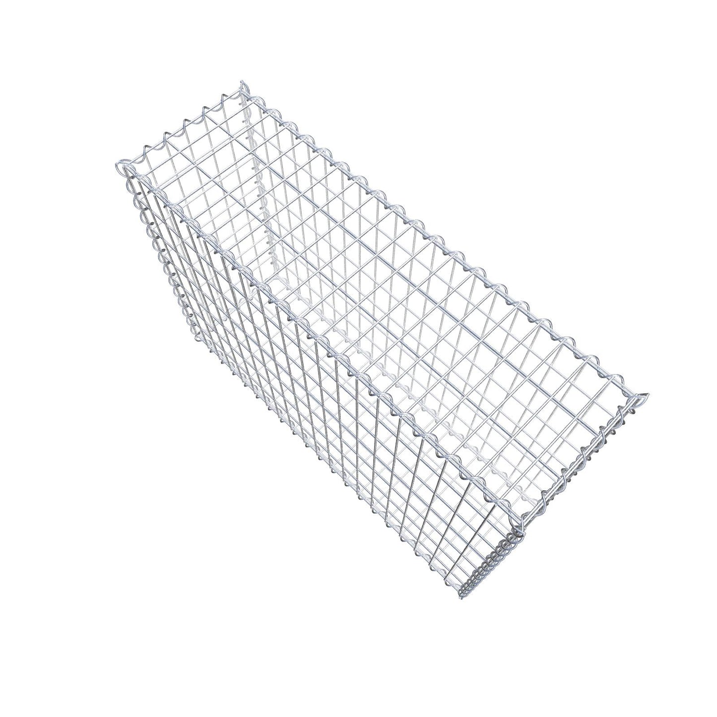 Gabion 100 cm x 70 cm x 30 cm (L x H x D), mesh size 5 cm x 10 cm, spiral