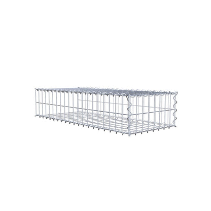 Grown-on gabion type 2 100 cm x 20 cm x 40 cm (L x H x D), mesh size 5 cm x 10 cm, spiral