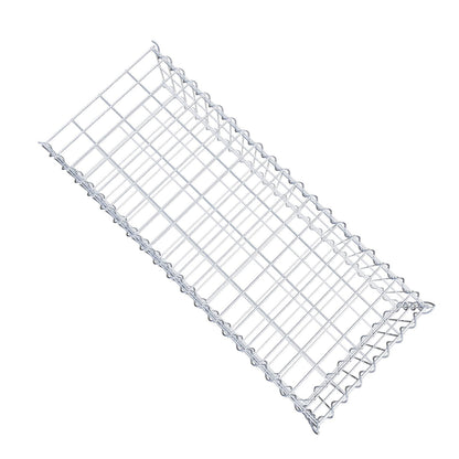 Grown-on gabion type 2 100 cm x 20 cm x 40 cm (L x H x D), mesh size 5 cm x 10 cm, spiral