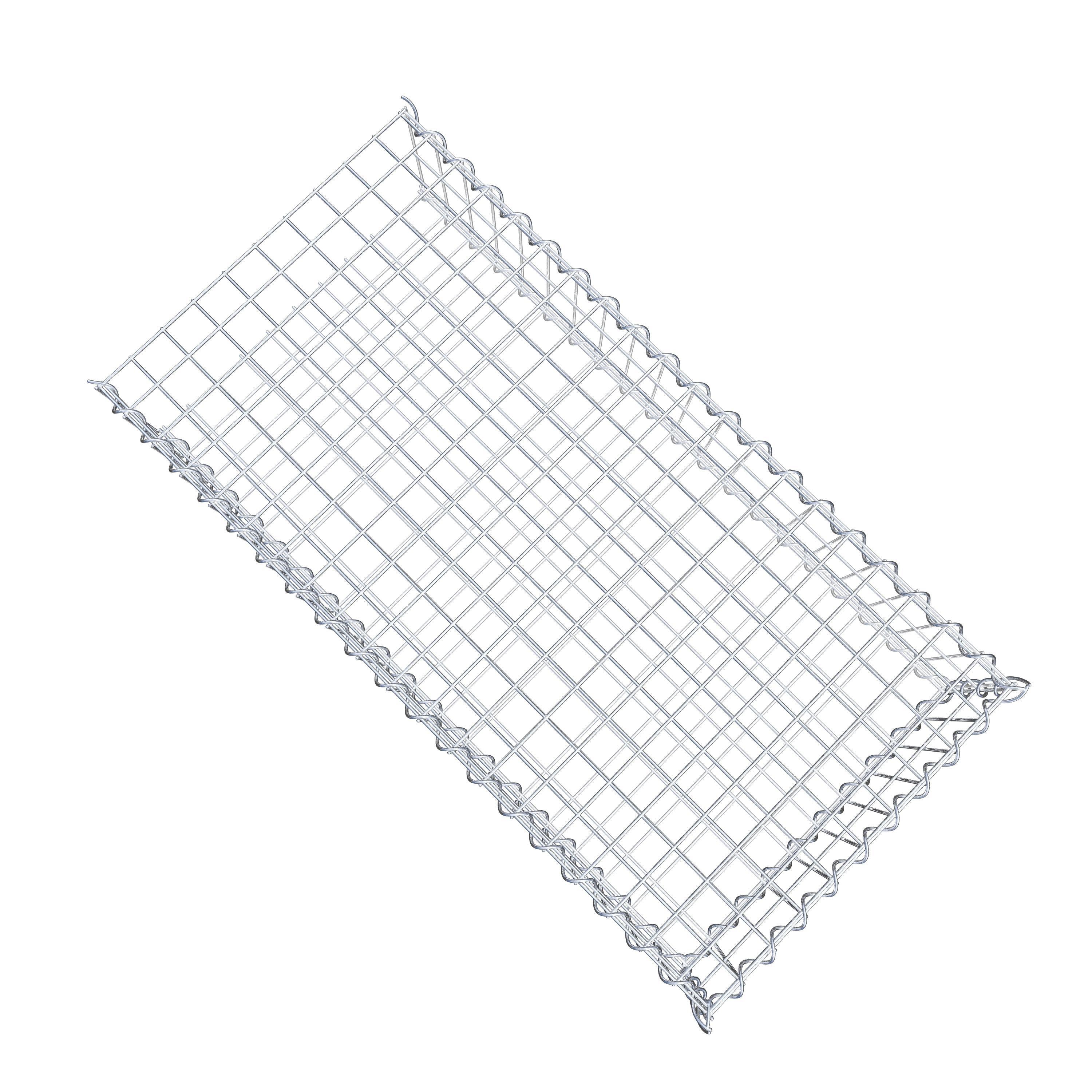 Grown-on gabion type 2 100 cm x 20 cm x 50 cm (L x H x D), mesh size 5 cm x 10 cm, spiral