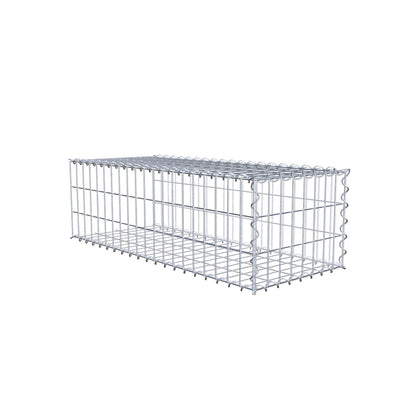 Anbaugabione Typ 2 100 cm x 30 cm x 40 cm (L x H x T), Maschenweite 5 cm x 10 cm, Spirale