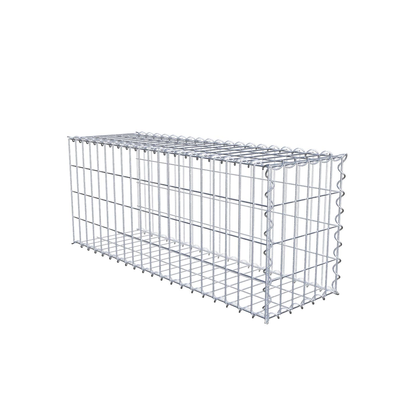 Gabion modulaire type 2 100 x 40 x 30 cm – Maille 5 x 10 cm – Acier galvanisé