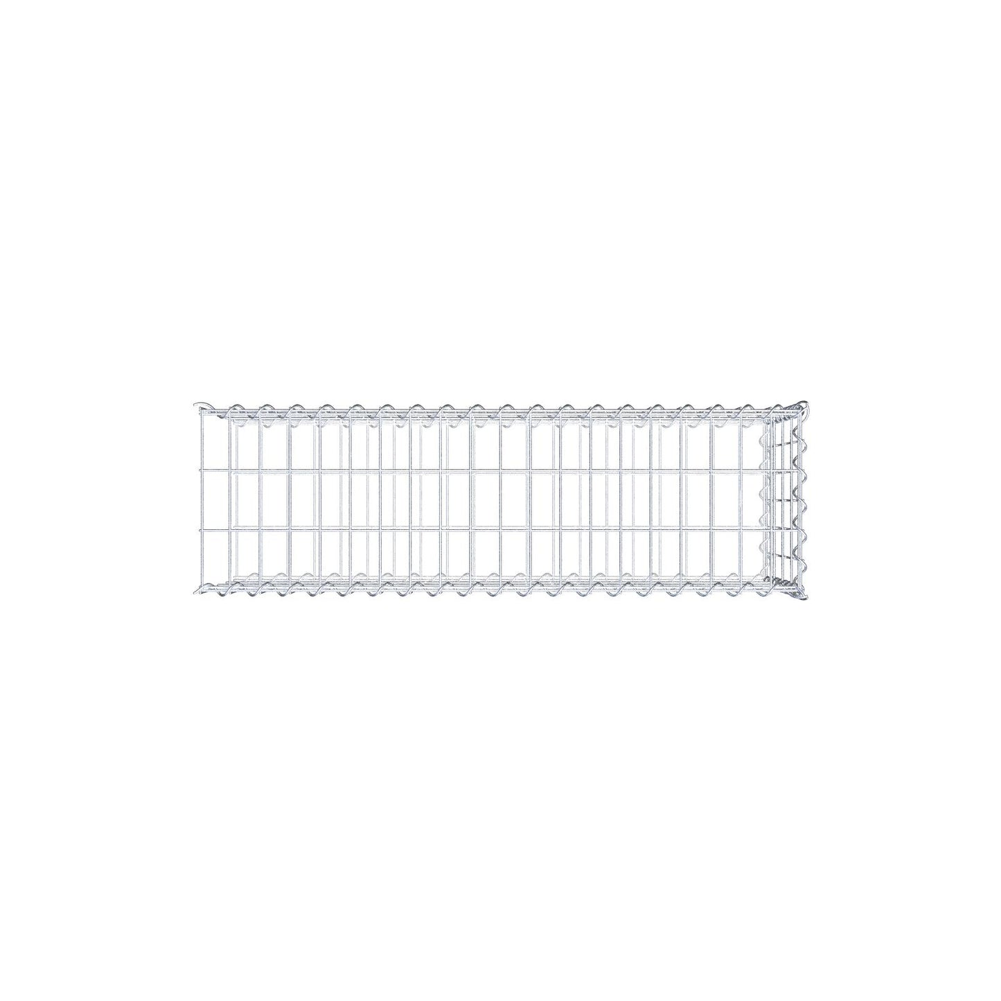 Gabion modulaire type 2 100 x 40 x 30 cm – Maille 5 x 10 cm – Acier galvanisé