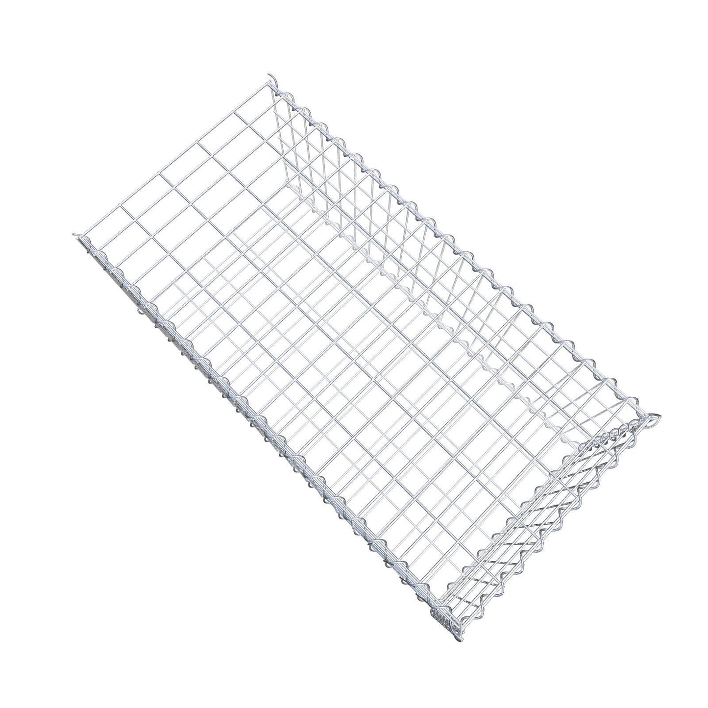 Extra gabion typ 2 100 cm x 40 cm x 50 cm (L x H x D), maskstorlek 5 cm x 10 cm, spiral