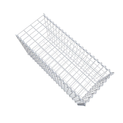 Gabbione aggiuntivo tipo 2 100 cm x 50 cm x 40 cm (L x H x P), dimensione maglia 5 cm x 10 cm, a spirale