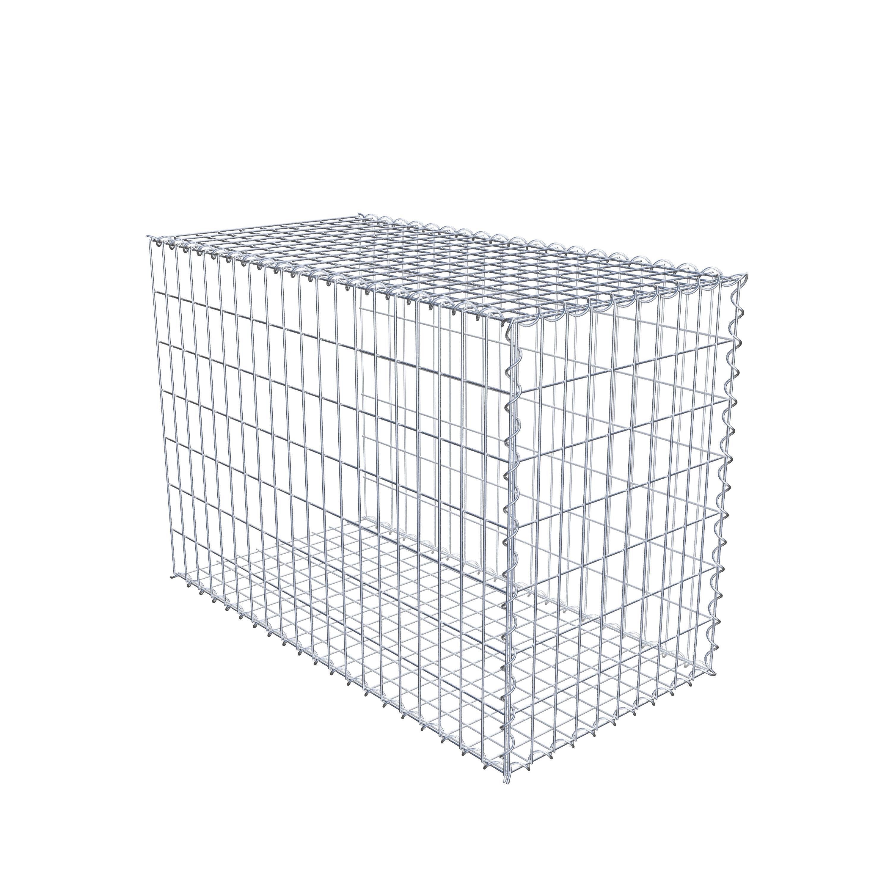 Grown-on gabion type 2 100 cm x 70 cm x 50 cm (L x H x D), mesh size 5 cm x 10 cm, spiral