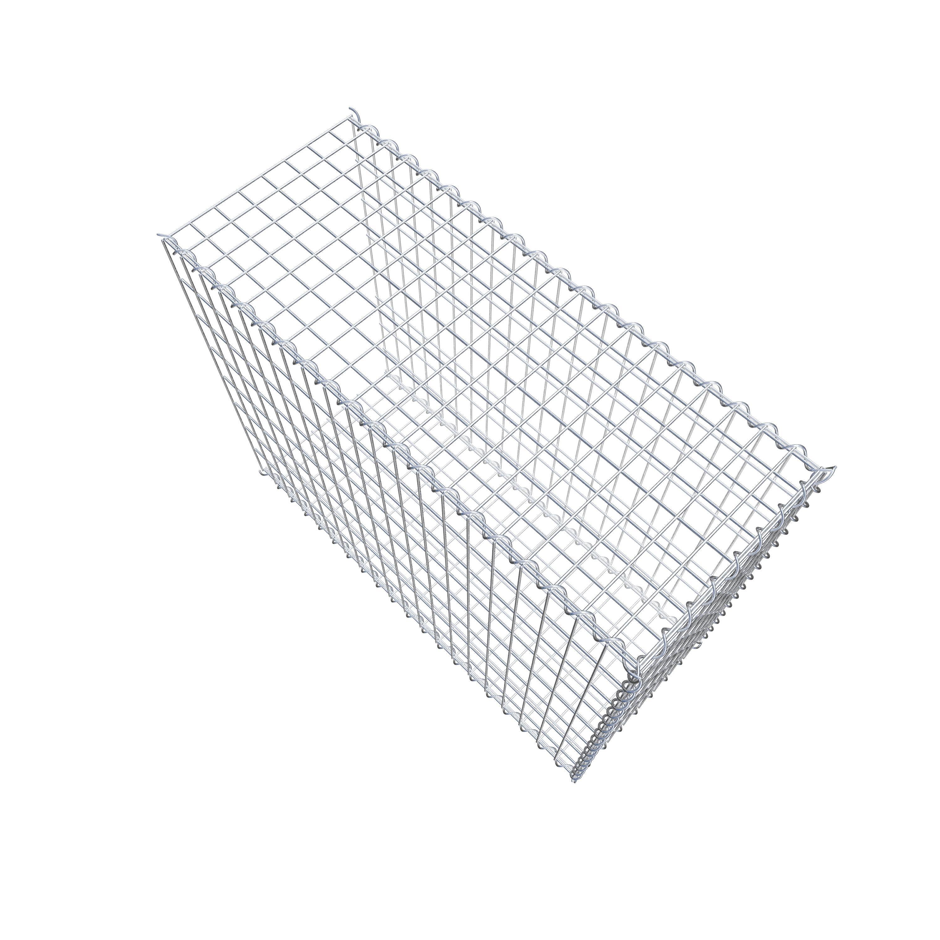 Anbaugabione Typ 2 100 cm x 80 cm x 40 cm (L x H x T), Maschenweite 5 cm x 10 cm, Spirale