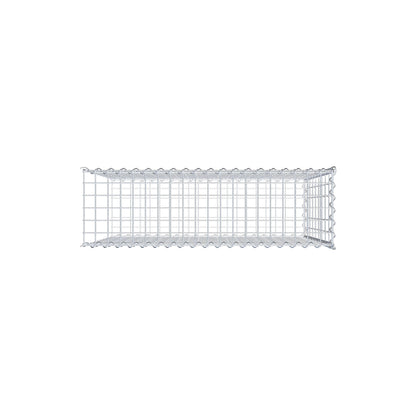 Påväxt gabion typ 2 100 cm x 90 cm x 30 cm (L x H x D), maskstorlek 5 cm x 10 cm, spiral