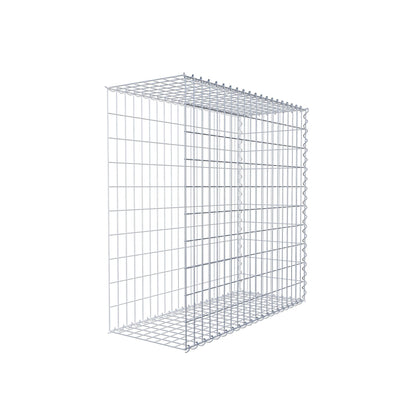 Gabbione aggiuntivo tipo 2 100 cm x 100 cm x 40 cm (L x H x P), dimensione maglia 5 cm x 10 cm, a spirale