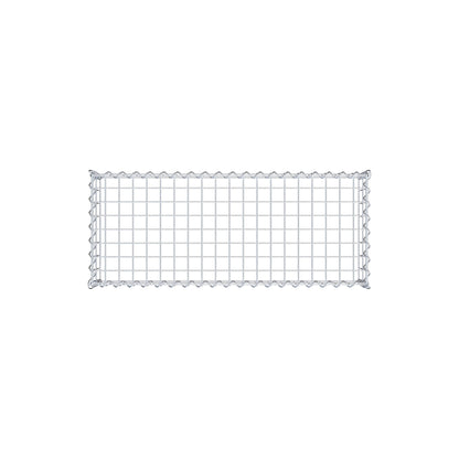 Opvokset gabion type 3 100 cm x 20 cm x 40 cm (L x H x D), maskestørrelse 5 cm x 10 cm, spiral
