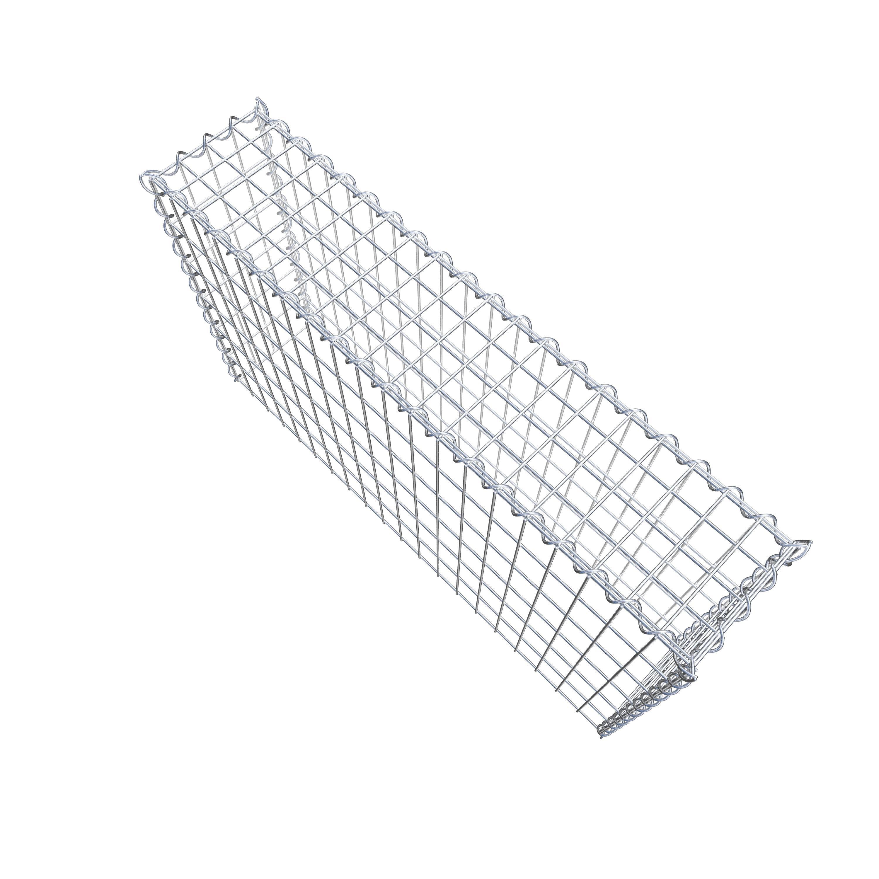 Grown-on gabion type 3 100 cm x 60 cm x 20 cm (L x H x D), mesh size 5 cm x 10 cm, spiral