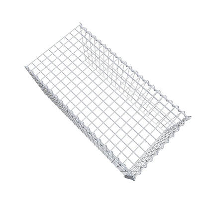 Gabion rapporté type 4 100 cm x 50 cm x 50 cm (L x H x P), mailles 5 cm x 10 cm, spirale