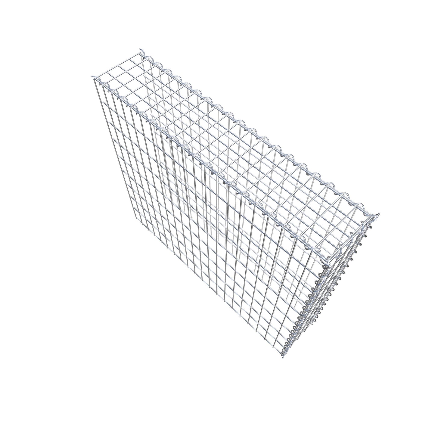 Extra gabion typ 4 100 cm x 90 cm x 20 cm (L x H x D), maskstorlek 5 cm x 10 cm, spiral