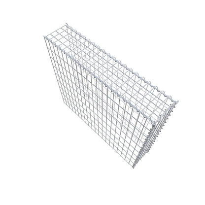 Extra gabion typ 4 100 cm x 90 cm x 20 cm (L x H x D), maskstorlek 5 cm x 10 cm, spiral