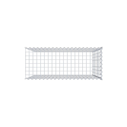 Add-on schanskorf type 4 100 cm x 100 cm x 40 cm (L x H x D), maaswijdte 5 cm x 10 cm, spiraalvormig