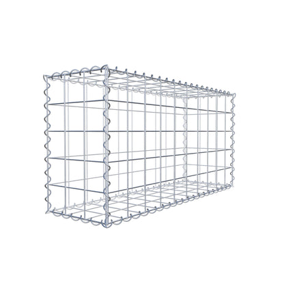 Gabion 100 cm x 50 cm x 30 cm (L x H x P), mailles 10 cm x 10 cm, spirale