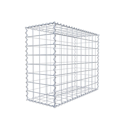 Gabion 100 cm x 80 cm x 40 cm (L x H x P), mailles 10 cm x 10 cm, spirale